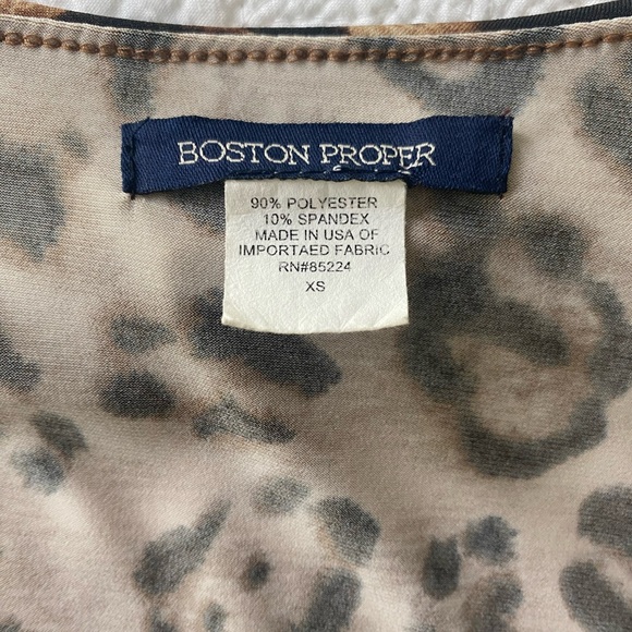 Boston Proper Faux Wrap Top - Picture 6 of 7